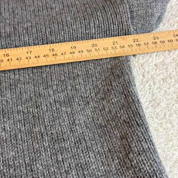 AG Adriano Goldschmied sweater Womens Sz S  amity funnel Neck Gray Wool cashmere - Picture 8 of 12